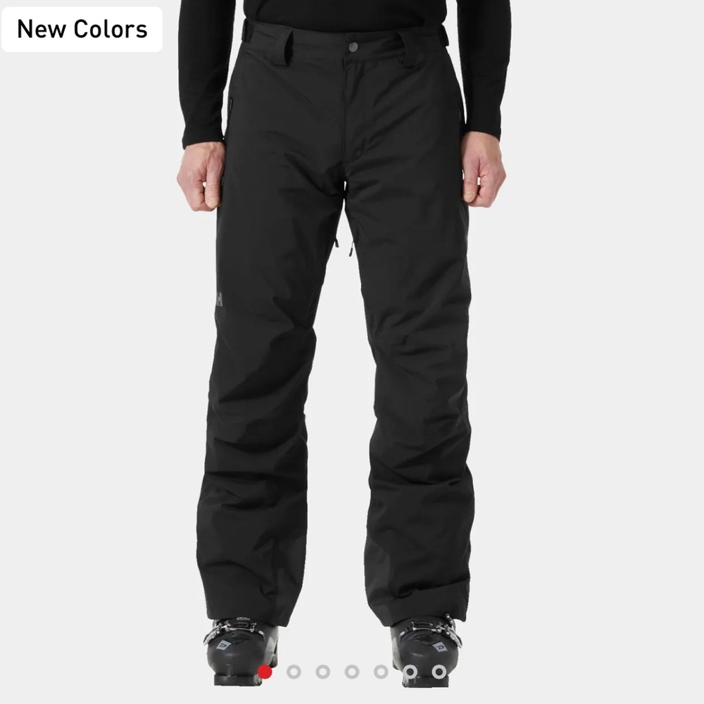 BRAND NEW Men’s Helly Hansen Black Insulated Snow Pants